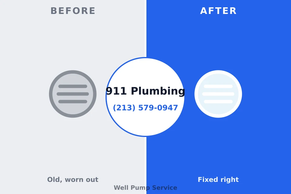 Before and after: plumbing repair Butler, GA
